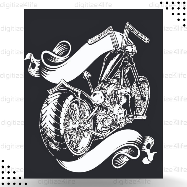 MotorCycle Vector Design