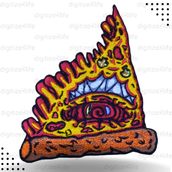 Pizza Slice Embroidered Patch