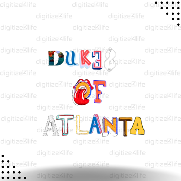 Dukes of Atlanta Logo Designing