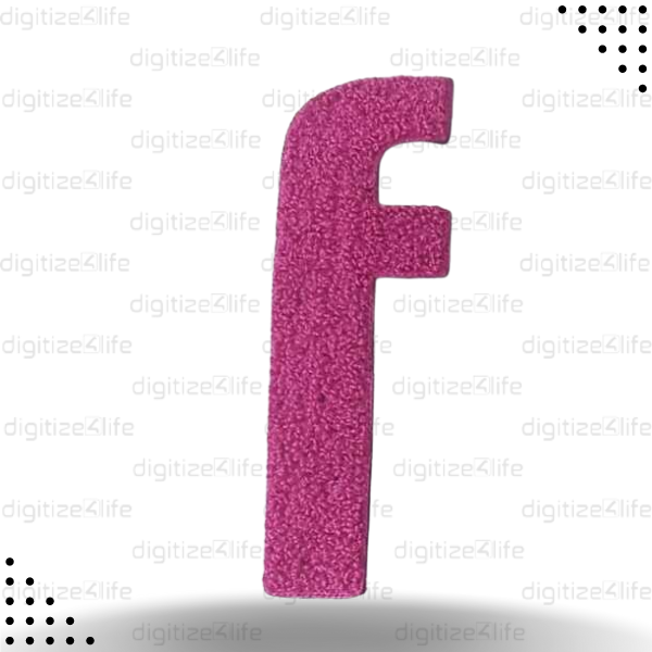 F 3D Puff Embroidery